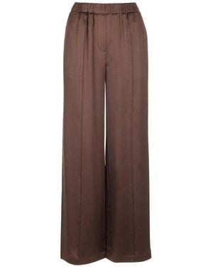 Loewe Silk Pajama Pants - Brown