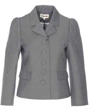 ShuShu/Tong Lapel Short Jacket - Grey