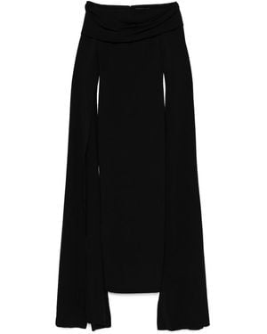 Solace London Nuri Midi Dress - Black