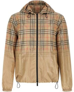 Burberry Windbreaker - Natural