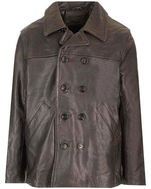 Giorgio Brato Double Brested Jacket - Brown