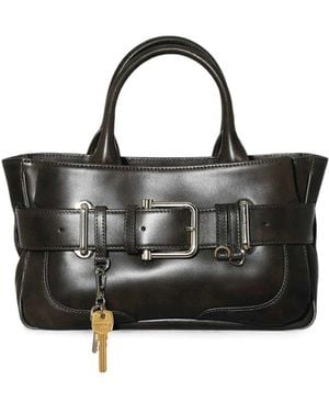 OSOI Tote Brocle Mini Bag - Black