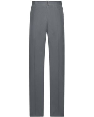 Lardini Tailored Trousers With Belt - Grey