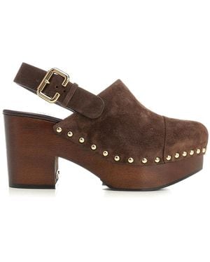 Chloé Clogs - Brown