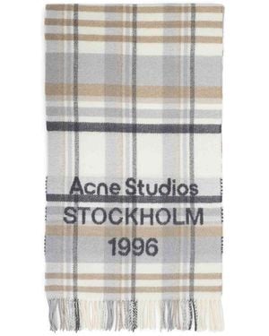 Acne Studios Scarf - White