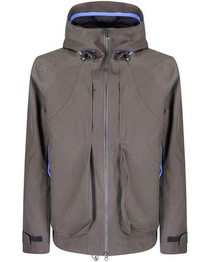 GR10K Hoodie Skeleton Shell Li - Grey