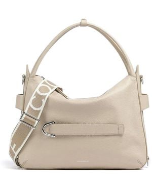 Coccinelle Leather Bag With Logo - White