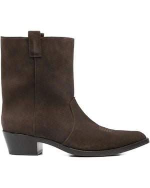 KHAITE Clive Ankle Boot 35 - Brown