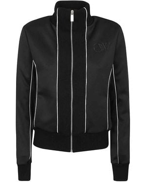 Off-White c/o Virgil Abloh Ow Fitted Track Jkt - Black