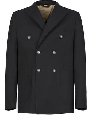 Gazzarrini Double-Breasted Blazer - Black