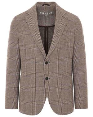 Circolo 1901 Single Breasted Jacket - Brown