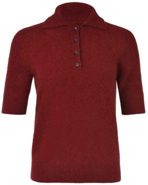 Vanisé Vanis Polo Made Of Raccoon Fur - Red