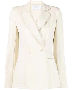 Harris Wharf London Double-Breasted Jacket - Natural