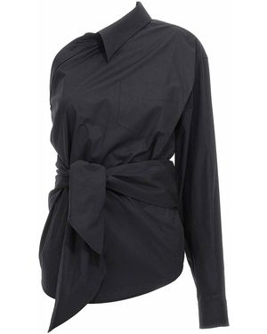 Moschino One-Shoulder Shirt - Blue