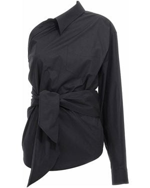 Moschino One-Shoulder Shirt - Blue