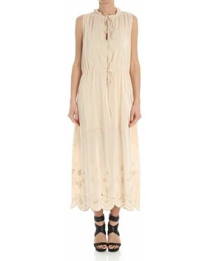 See By Chloé Silk Colour Dress - Natural