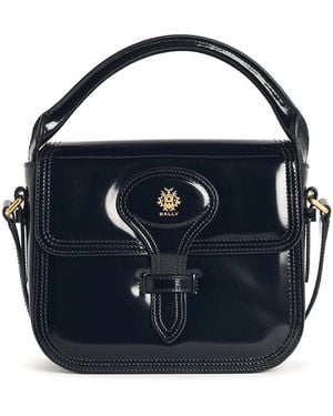 Bally Beckett Leather Mini Bag - Blue