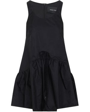 Simone Rocha Tapered Back Peplum Mini Dress - Black
