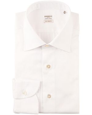 Borriello 100% Cotton Shirt - White