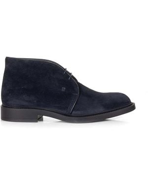 Fratelli Rossetti Suede Ankle Boots - Blue