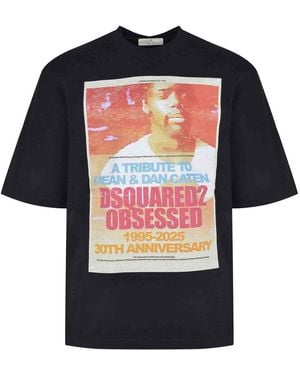 DSquared² T-Shirt Made Of Cotton - Black
