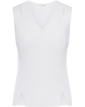 Roberto Collina Sleeveless Top - White
