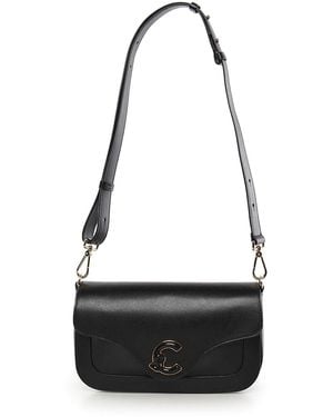 Coccinelle C-Me Calf Leather Bag<Br - Black