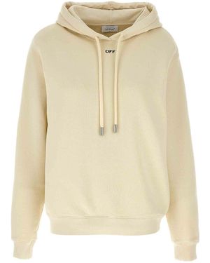 Off-White c/o Virgil Abloh 'Cloud Arrow' Hoodie - Natural