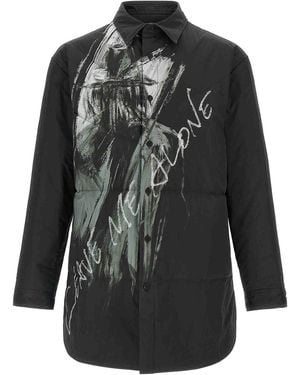 Yohji Yamamoto Padded Overshirt - Black