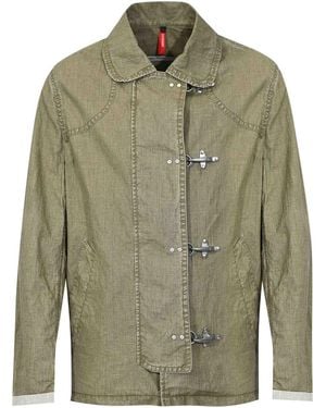 Fay Archive 4 Hooks Jacket - Green