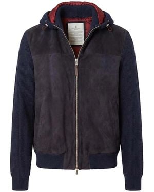 Brunello Cucinelli Bomber - Blue