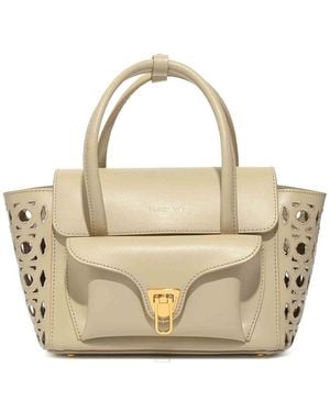Coccinelle Beat Double Monogram Small Bag - Metallic
