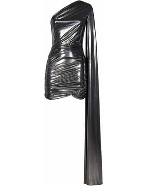 ROOM76 Shoulder Gathered Minidress - Black