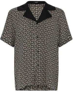 Balmain Monogram Shirt - Black
