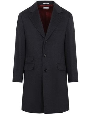 Brunello Cucinelli Brunello Cuccinelli Overcoat - Blue