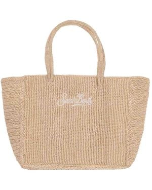 MC2 Saint Barth Hand Bag Raffia Shoulder Bag Raffia - Natural