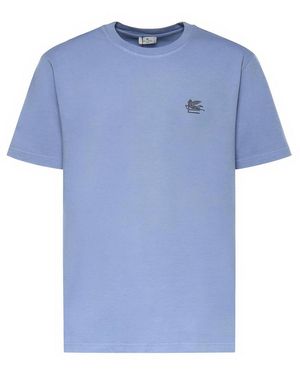 Etro Cotton T-Shirt - Blue