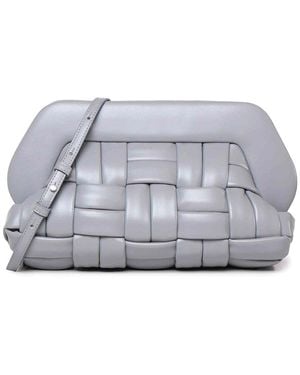 THEMOIRÈ Bios Weaved Clutch Bag - Gray