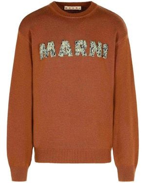 Marni Virgin Wool Jumper - Brown