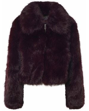 Frankie Shop Hope Faux Fur Jacket - Blue