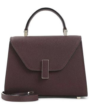 Valextra Iside Crossbody Micro Bag - Purple