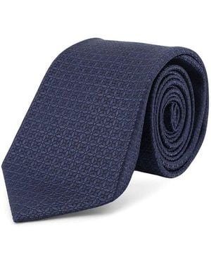 Kiton Silk Tie - Blue