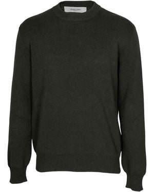 Golden Goose Cotton Jumper With Logo On The Back - Green