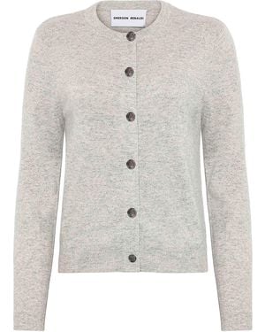 EMERSON RENALDI Crew Neck Cardigan - White