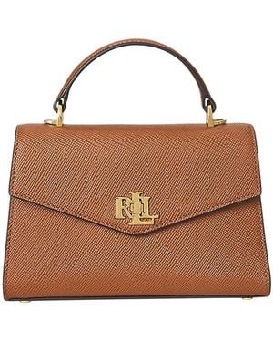 Ralph Lauren Farrah Sm-Satchel-Small - Brown