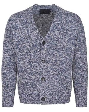 Tagliatore Cardigan Made Of A Wool - Blue