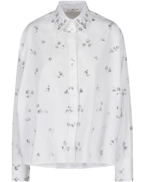 Ermanno Scervino Sequin Application Shirt - White