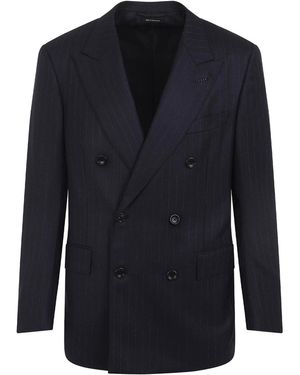 Tom Ford Wool Jacket - Blue