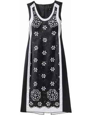 Marc Jacobs Trompe Loeil Eyelet Dress - White
