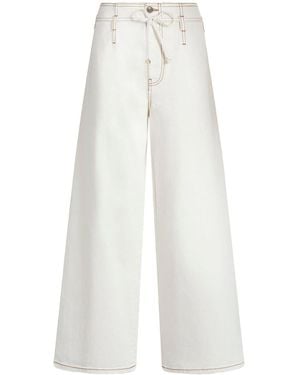 Etro Jeans Boot-Cut - Blanco